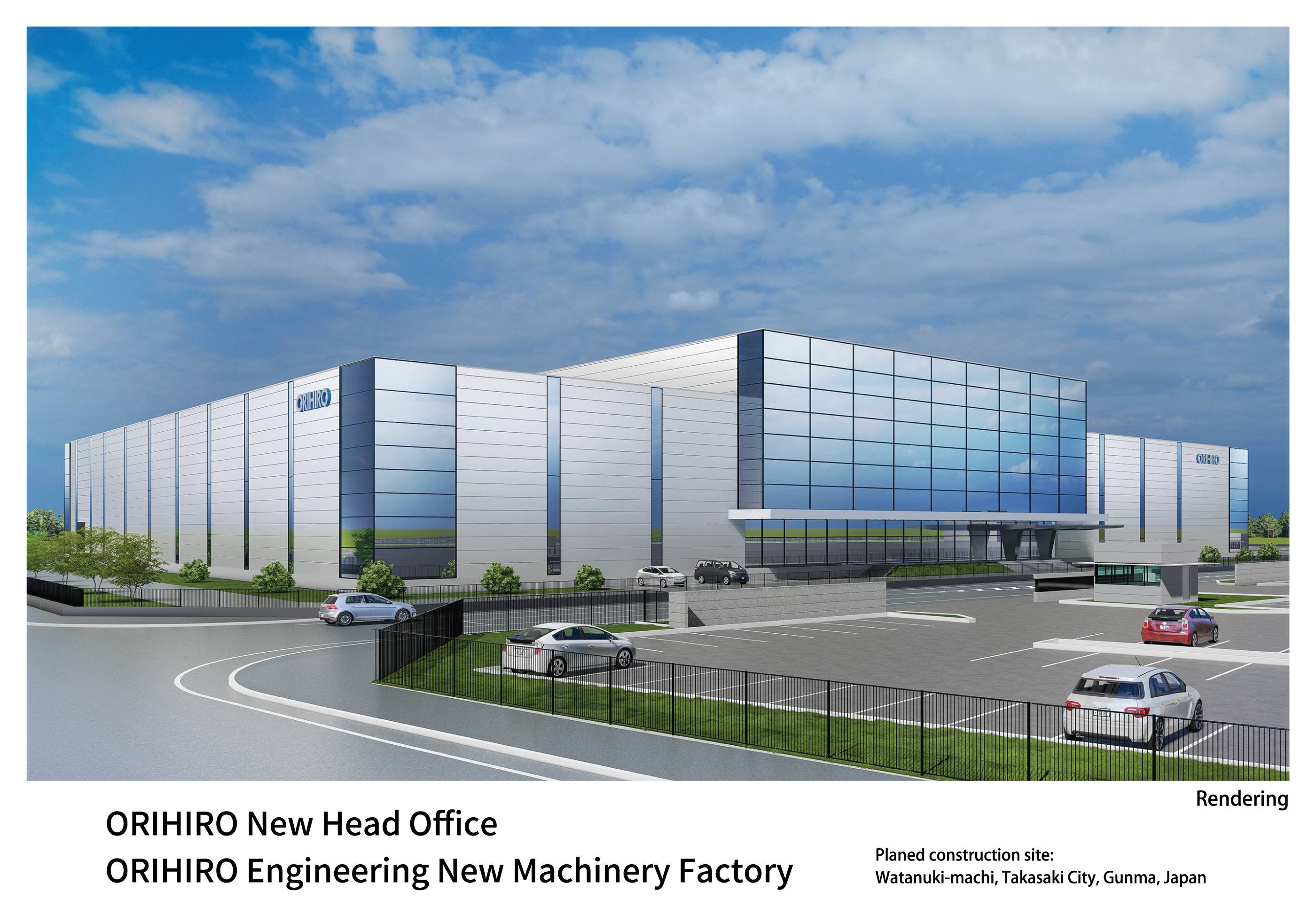 ORIHIRO New Head Office ORIHIRO Engineering New Machinery Factory Construction Notice