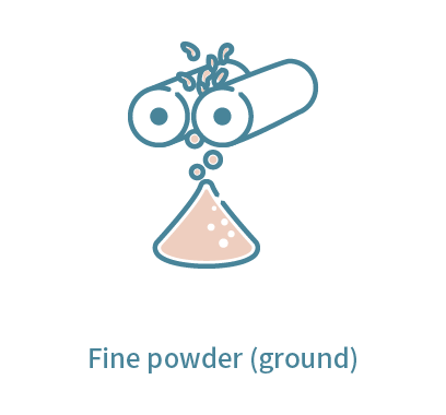 Fine powder (ground)